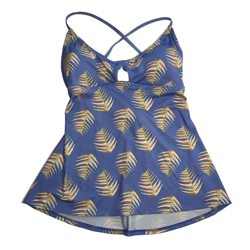 NWT Patagonia Hearts Of Palm Glassy Dawn Tankini 2 Piece Bikini Swimsuit size S - Picture 6 of 13